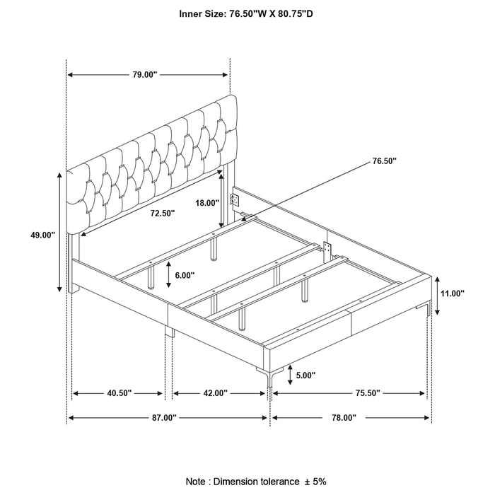 Kendall Panel Bed