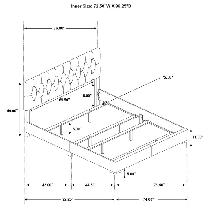 Kendall Panel Bed