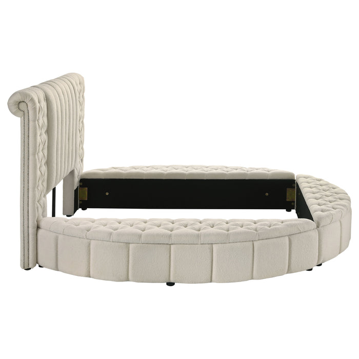 Sonya Panel Floor Storage Bed