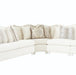 AICO Furniture Chamberi Pie Wedge French Vanilla in Classic Pearl image