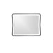 AICO Furniture Tuxedo Dresser Mirror in Piano Keyboard image