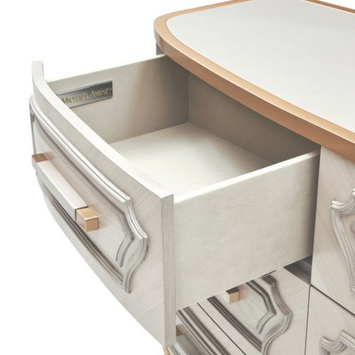 AICO Furniture St.Charles Dresser in Dove Gray