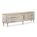 AICO Furniture St.Charles Media Cabinet in Dove Gray image