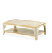 AICO Furniture La Terrazza Rectangular Cocktail Table in Silver Mist image