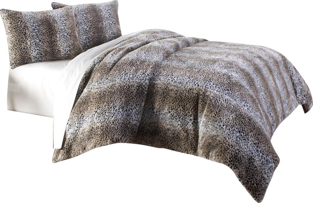 Kasbah 3-pc King Duvet Set in Brown