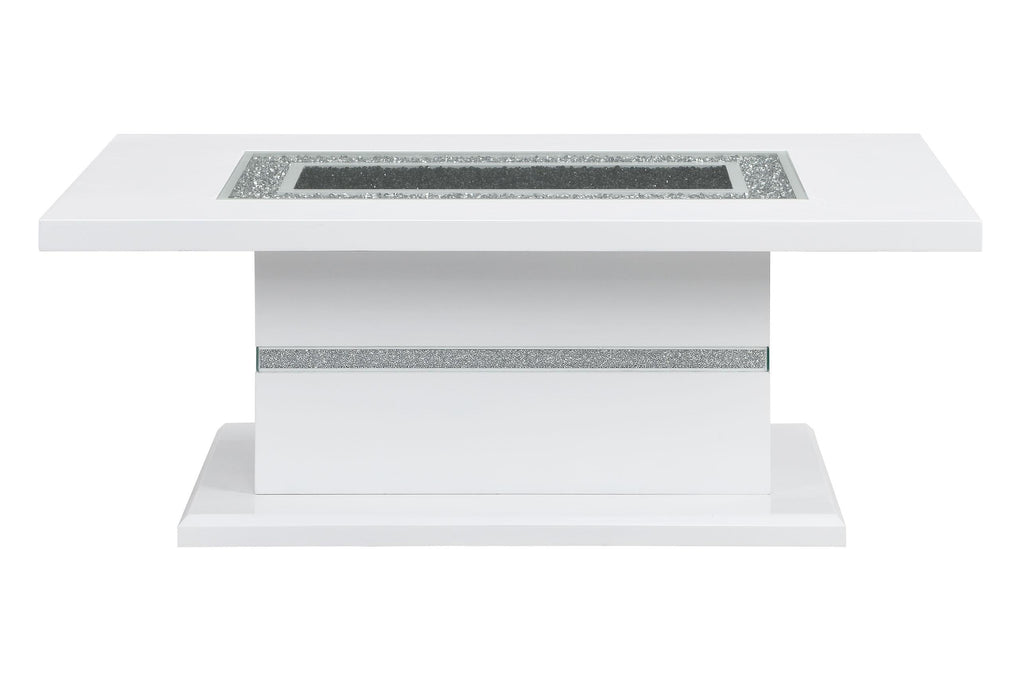 MONACO WHITE COFFEE TABLE