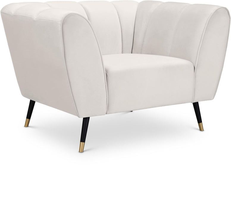 Beaumont Cream Velvet Chair