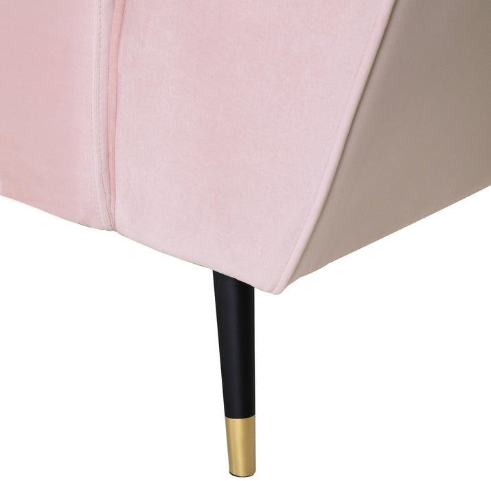 Beaumont Pink Velvet Chair