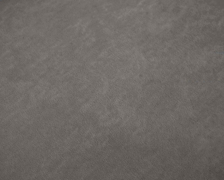 Cozy Grey Velvet Ottoman