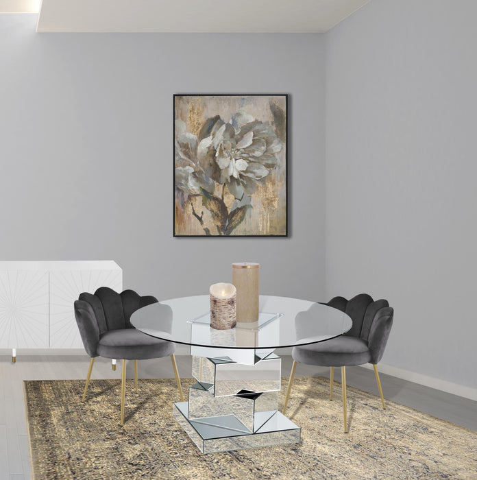Claire Grey Velvet Dining Chair