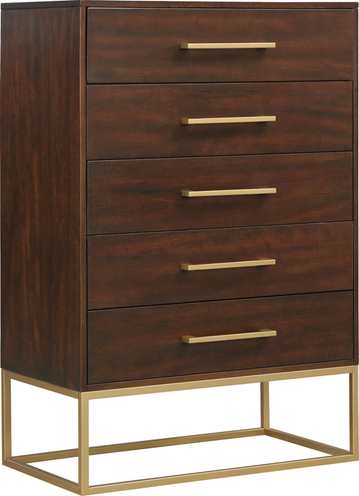 Maxine Cherry / Gold Chest