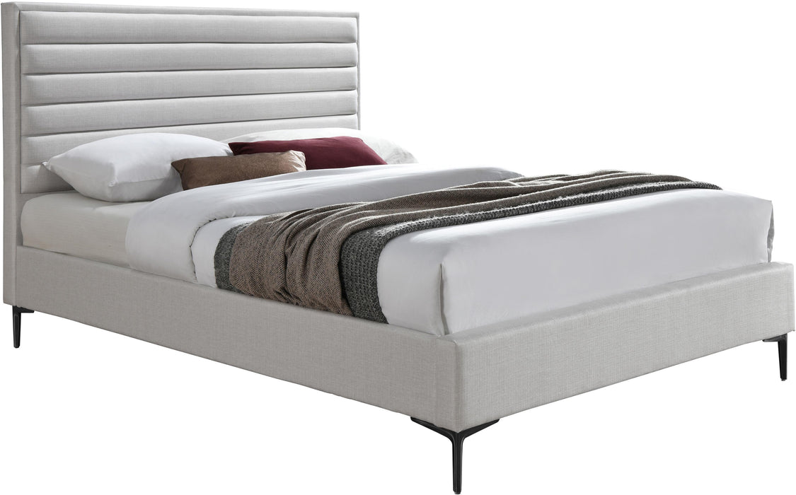 Hunter Cream Linen Full Bed