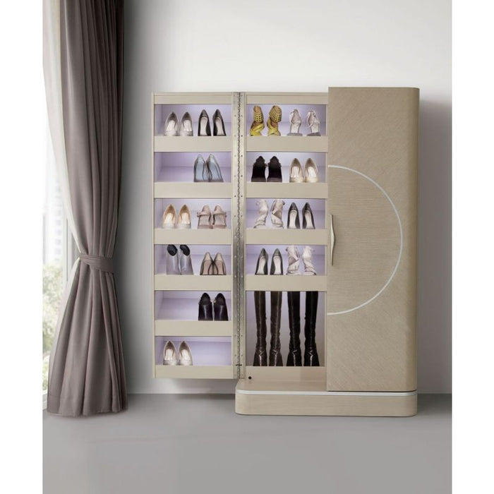 AICO Eclipse Footwear Cabinet in Moonlight