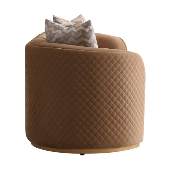 AICO Furniture Ariana Sofa in Caramel Gold