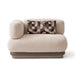 AICO Furniture Bristol Point LAF Chair in Saddle Brown image