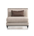 AICO La Francaise Armless Chair in Cafe/Black image