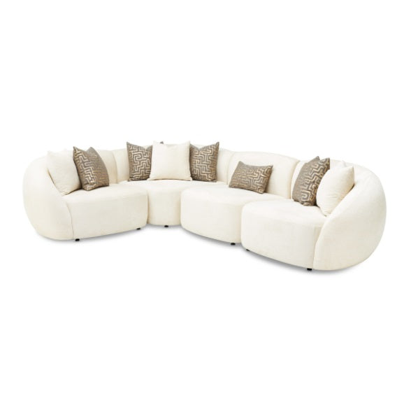 AICO Furniture Le Montreaux LAF Chair in Gardenia