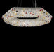 AICO Furniture Lighting Small Hexagon18 Light Chandelier image