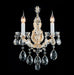 AICO Furniture Lighting La Scala 2 Light Wall Sconce in Clear image