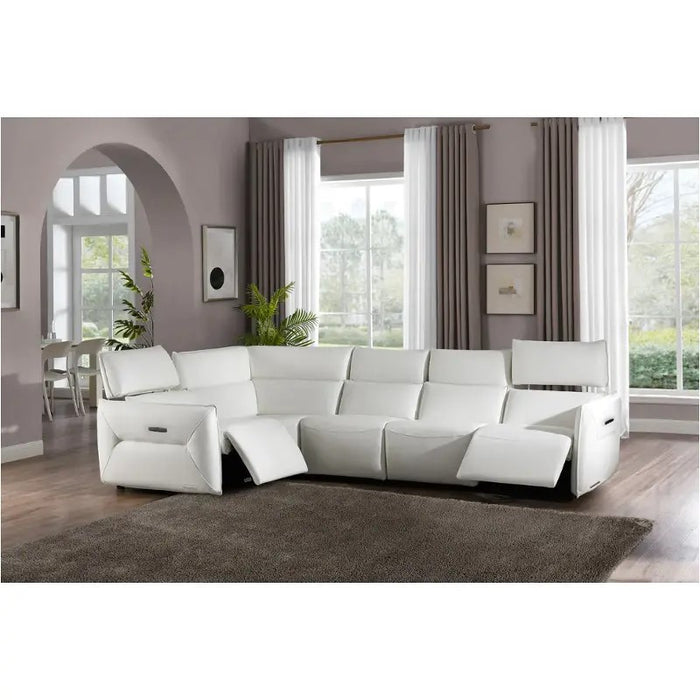 AICO Furniture Verona Corner Wedge in Snow White
