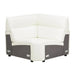 AICO Furniture Verona Corner Wedge in Snow White image