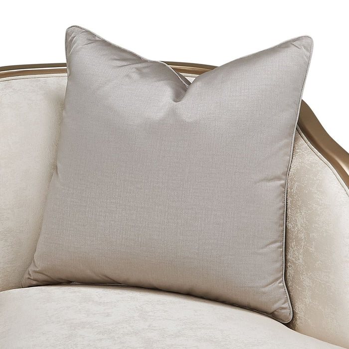 AICO Malibu Crest Chair in Chardonnay