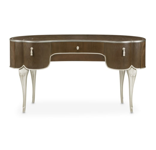 AICO Villa Cherie Vanity in Hazelnut