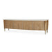 AICO Villa Cherie Media Cabinet in Caramel image