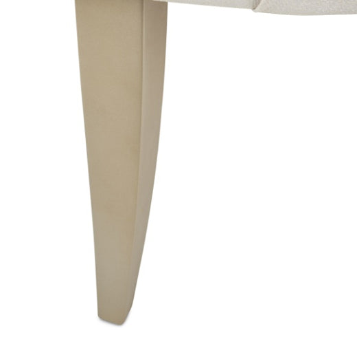AICO Villa Cherie Tufted Vanity Chair in Hazelnut