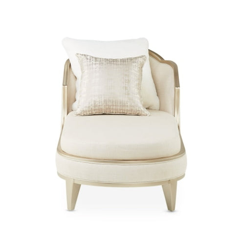 AICO Villa Cherie Chaise in Caramel