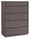 Palliser Maddox 5 Drawer Chest in Sea Gray 112-435 image