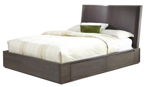 Palliser Maddox King Upholstered Storage Platform Bed in Sea Gray 112-951KK image