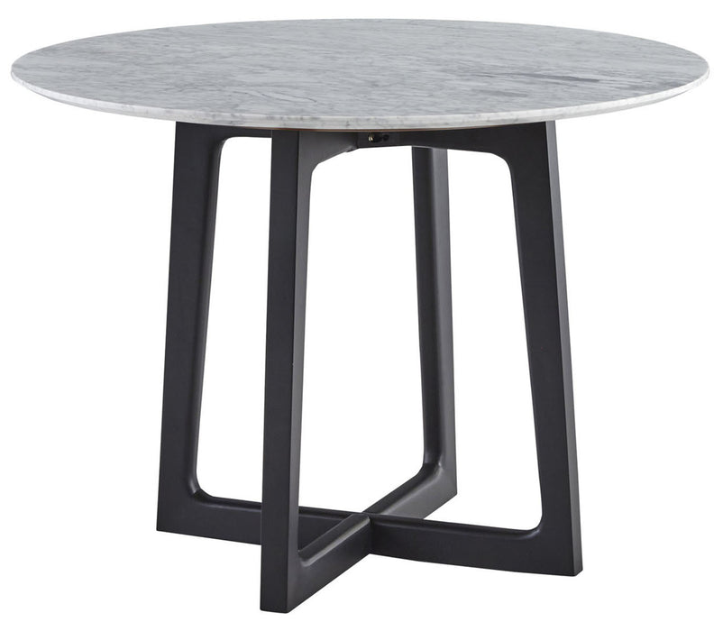 Palliser Furniture Mix and Match Dining Clara Round Dining Table with White Marble Top 119-1613K image