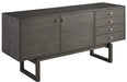Palliser Furniture Mix and Match Dining Stella Wood Top Sideboard in Moonlight Ash 119-177 image