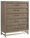 Palliser Furniture Venice 5 Drawer Chest in Silver Oak 120-435 image