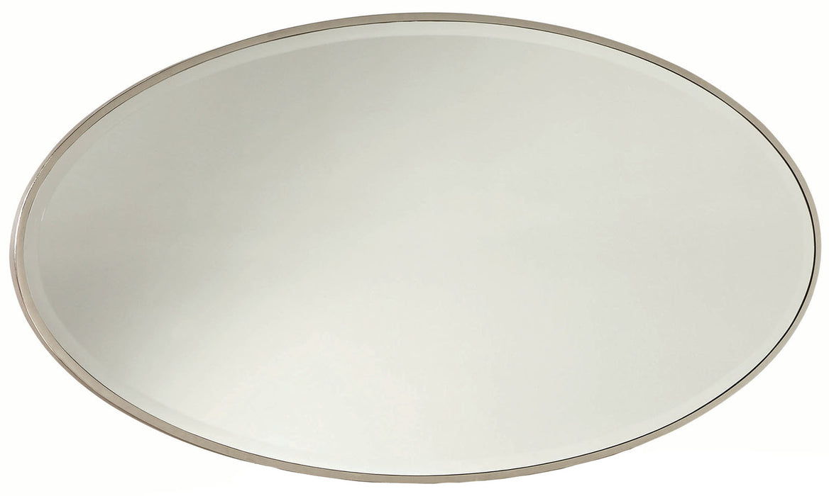 Palliser Furniture Alexandra Oval Mirror in Frosted Ash 760-401 image