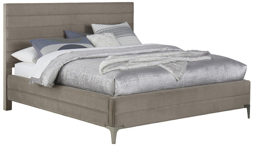 Palliser Furniture Alexandra King Upholstered Panel Bed in Frosted Ash 760-911KK image