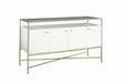 Palliser Delany Entertainment Console in Ivory/ Champagne 860-012 image