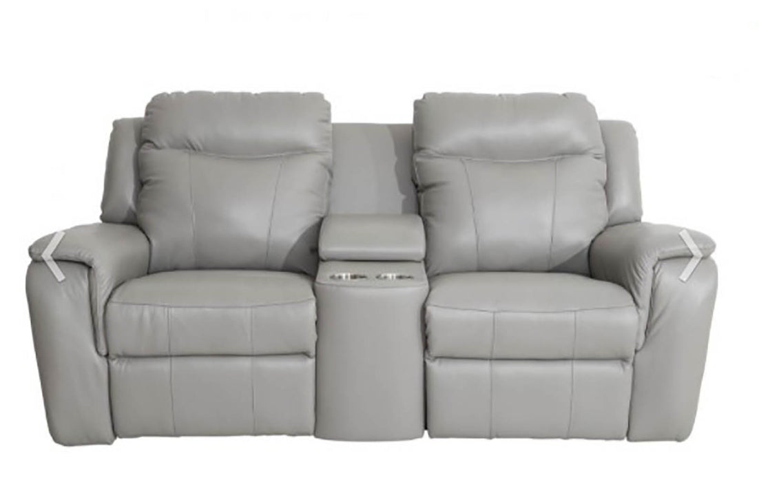 Palliser Buckingham Console Loveseat Power with Cupholder and Power Headrest 40167-68 image