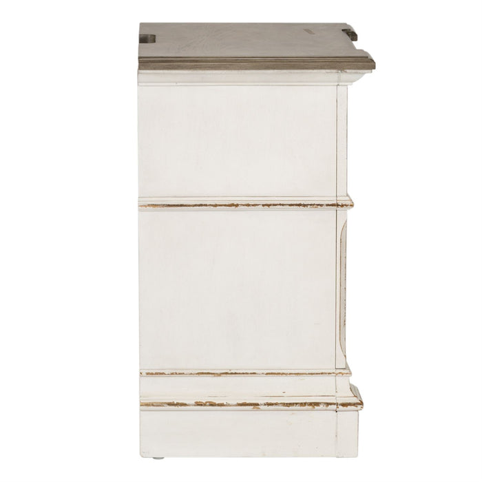 Abbey Park Nightstand With Charging Station