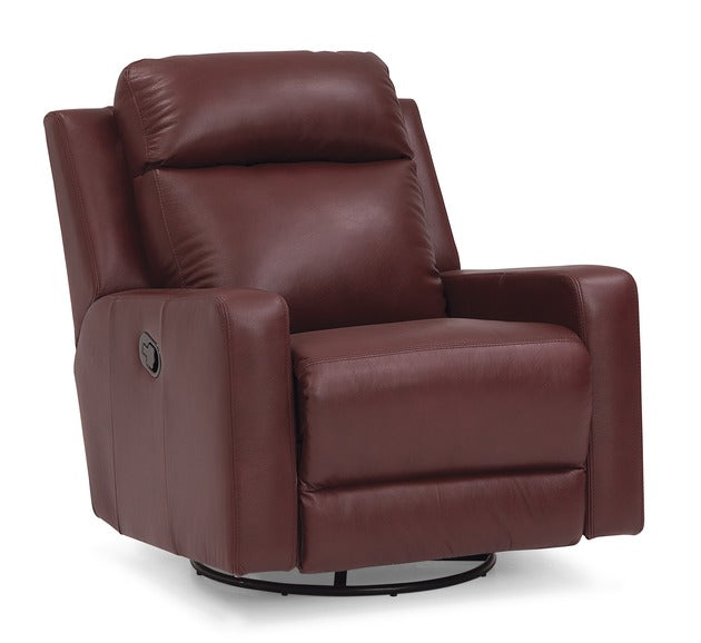 Palliser Furniture Forest Hill Leather Swivel Rocker Manual Recliner 41032-33 image