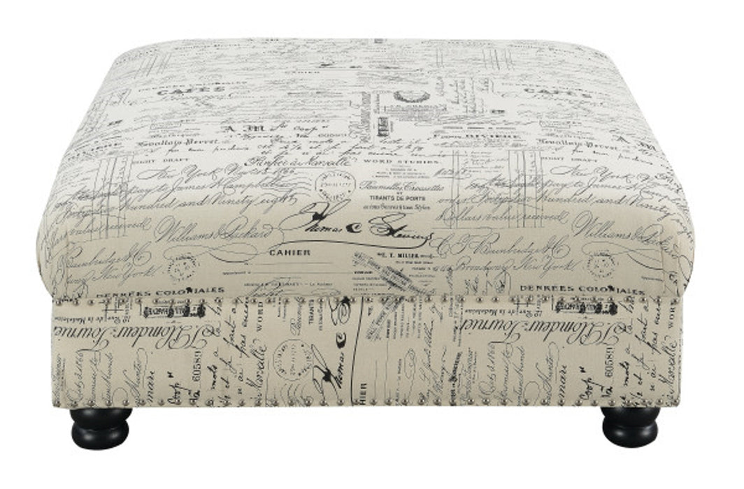 Emerald Home Hutton II Cocktail Ottoman in Beige U3164-03-29