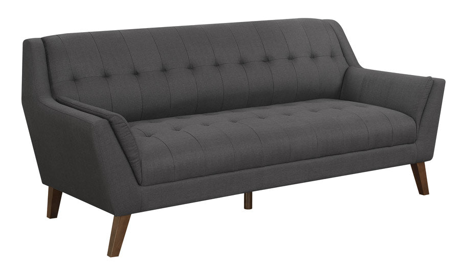 Emerald Home Furnishings Binetti Sofa in Charcoal U3216-00-03
