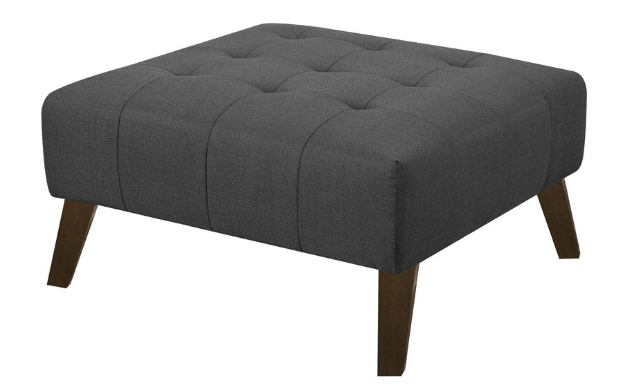 Emerald Home Furnishings Binetti Ottoman in Charcoal U3216-22-03