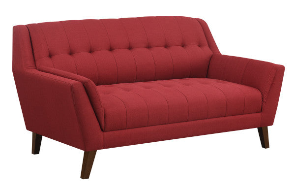 Emerald Home Furnishings Binetti Loveseat in Red U3216-01-02A
