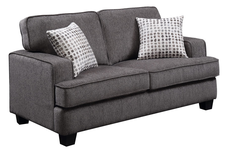 Emerald Home Furnishings Carter Loveseat in Ink U3477-01-13