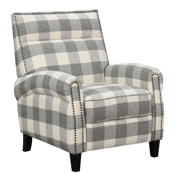 Emerald Home Furnishings Willow Creek Push Back Chair in Gray U4120-04-33