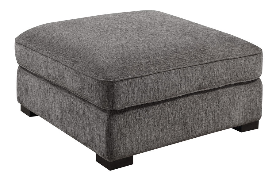 Emerald Home Furnishings Repose Cocktail Ottoman in Charcoal U4174-22-03