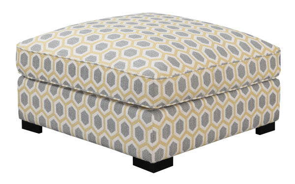 Emerald Home Furnishings Repose Cocktail Ottoman in Sunny U4174-22-31