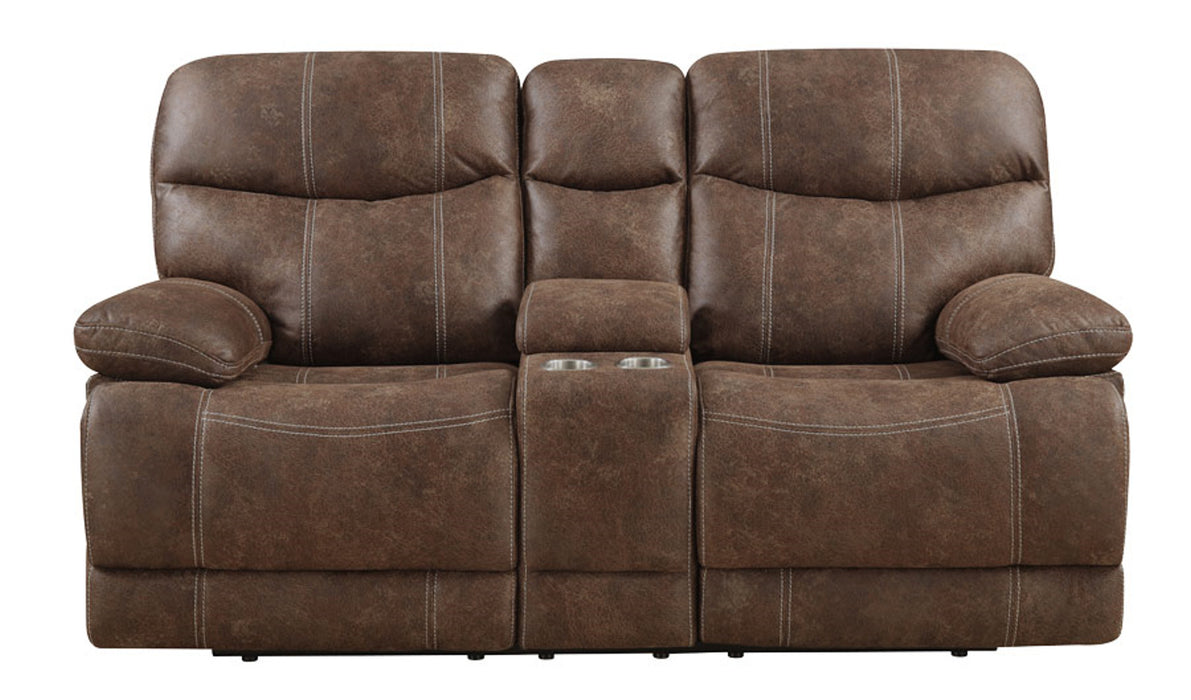 Emerald Home Earl Loveseat in Brown U7128-09-15